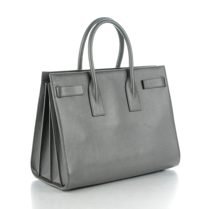Saint Laurent Calfskin Large Sac De Jour Carryall Fog 3 of 12
