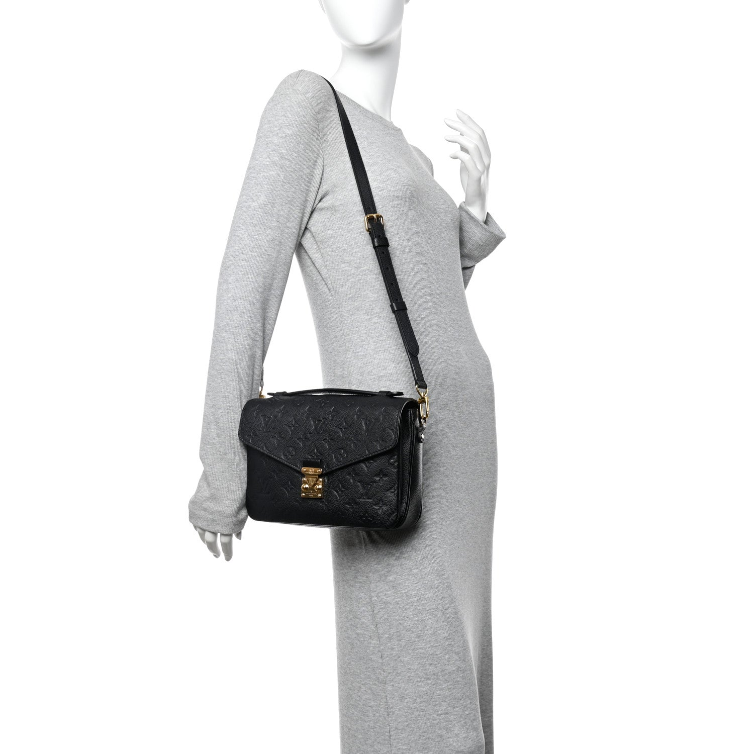 Louis Vuitton Empreinte Pochette Metis Black 2 of 9