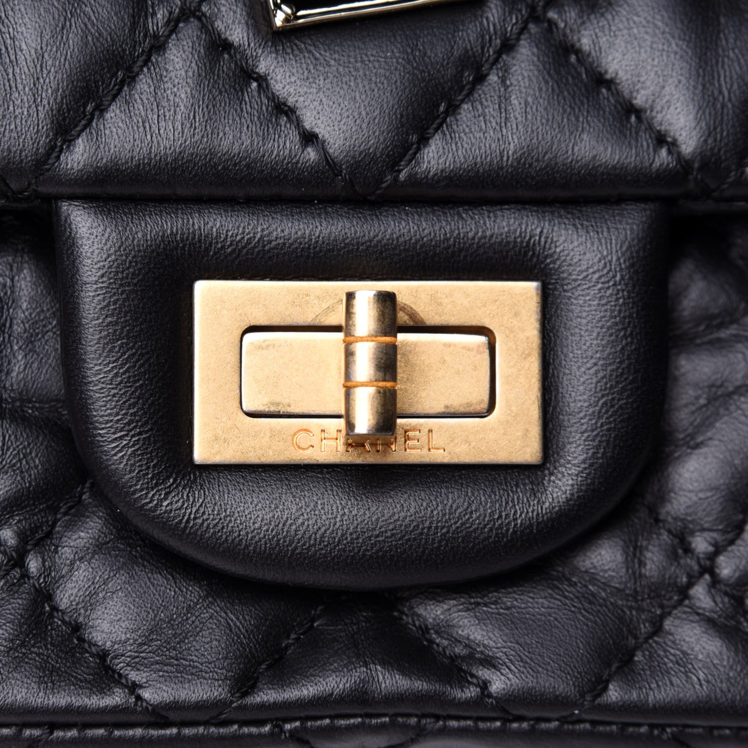Chanel Aged Calfskin Lucky Charms 2.55 Reissue 225 Flap Black 14 of 16
