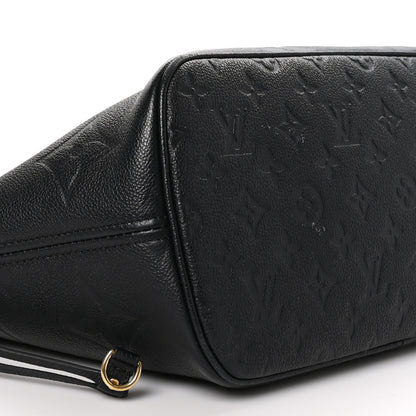 Louis Vuitton Empreinte Monogram Giant Neverfull MM Black 9 of 11
