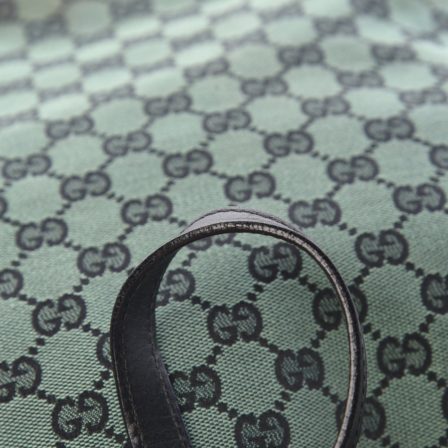 Monogram Large Eclipse Tote Green Black