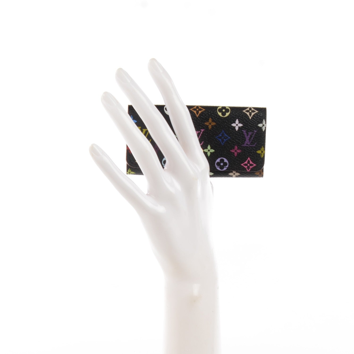 Louis Vuitton Monogram Multicolor Multicles 4 Key Holder Black Grenade 2 of 7