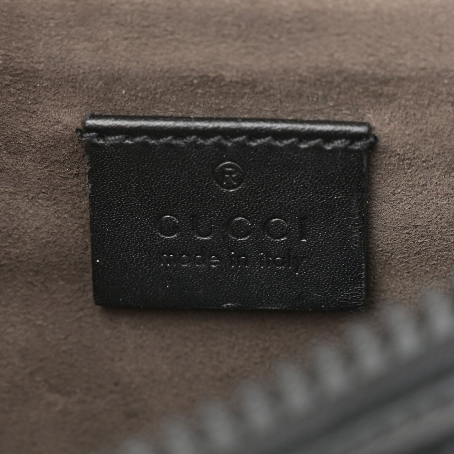 GG Supreme Monogram Belt Bag Black