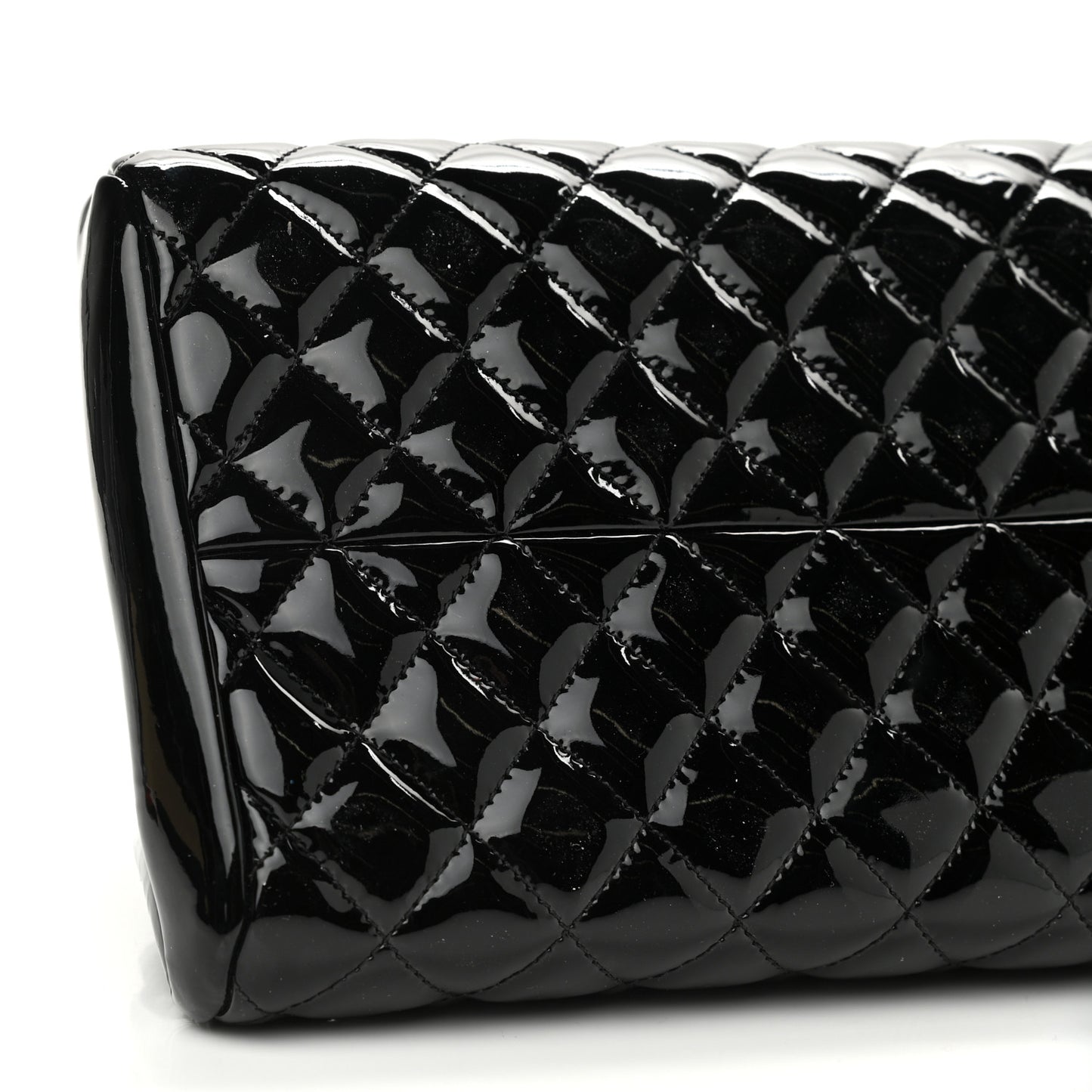 Patent Quilted Medium Just Mademoiselle Black