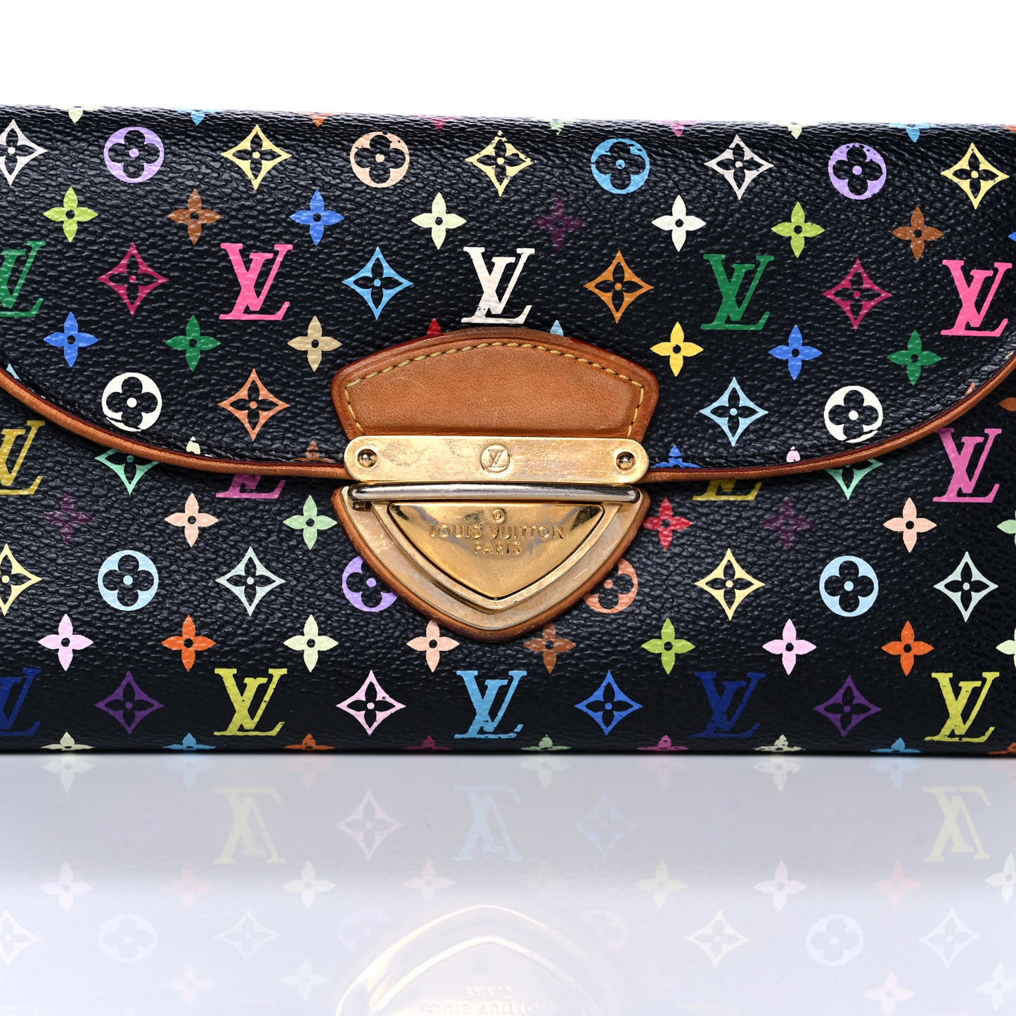 Monogram Multicolor Eugenie Wallet Black Grenade