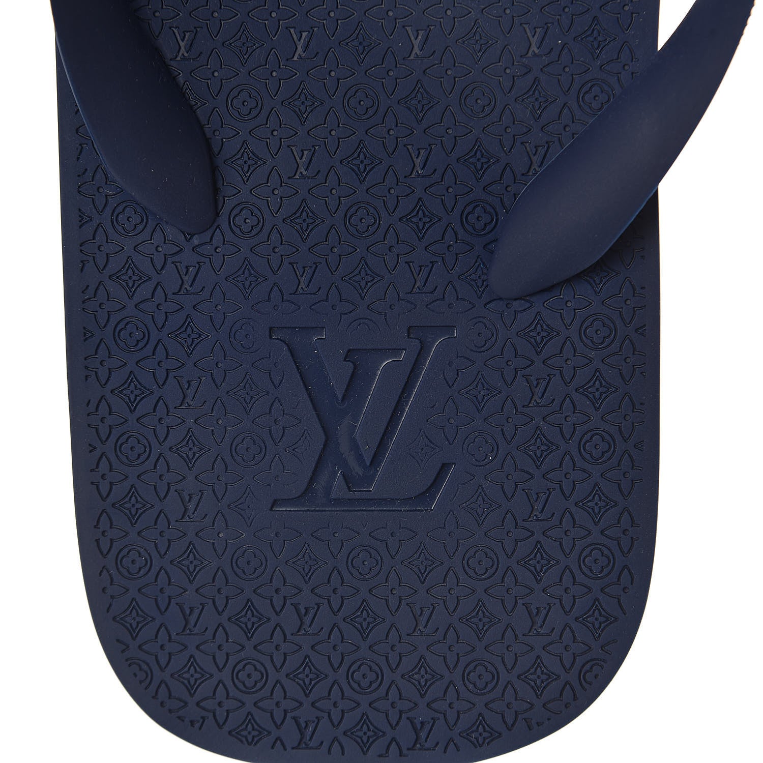 Louis Vuitton Rubber Mens Molitor Thong Sandals 8 Marine 5 of 7