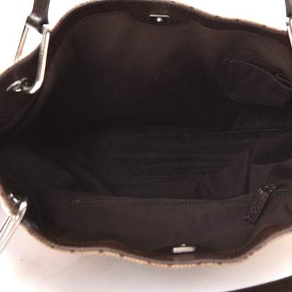 Gucci Monogram Medium Eclipse Shoulder Bag Dark Brown 4 of 5