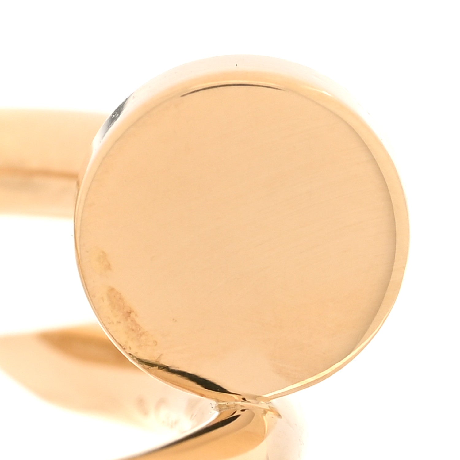 Cartier 18K Yellow Gold Juste Un Clou Ring 55 7.25 5 of 6