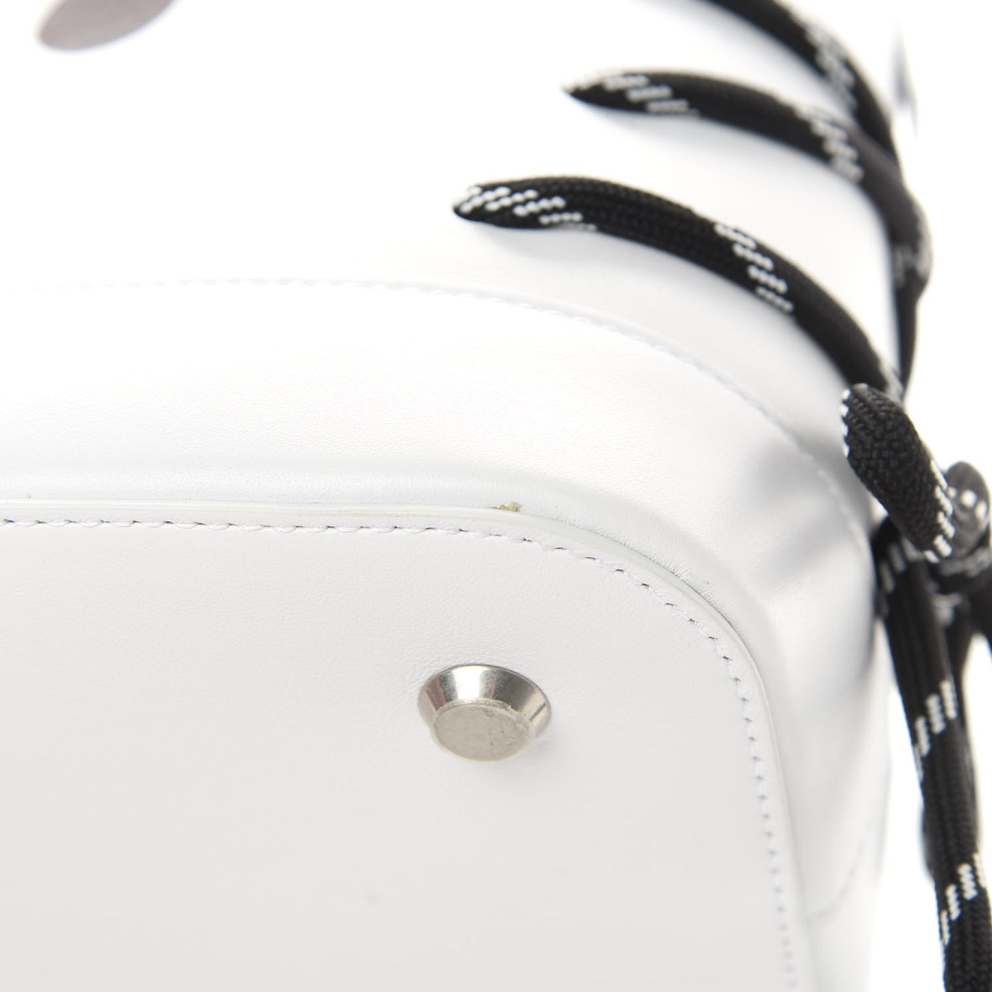 Calfskin Hello Kitty M Ville Top Handle Bag Optic White