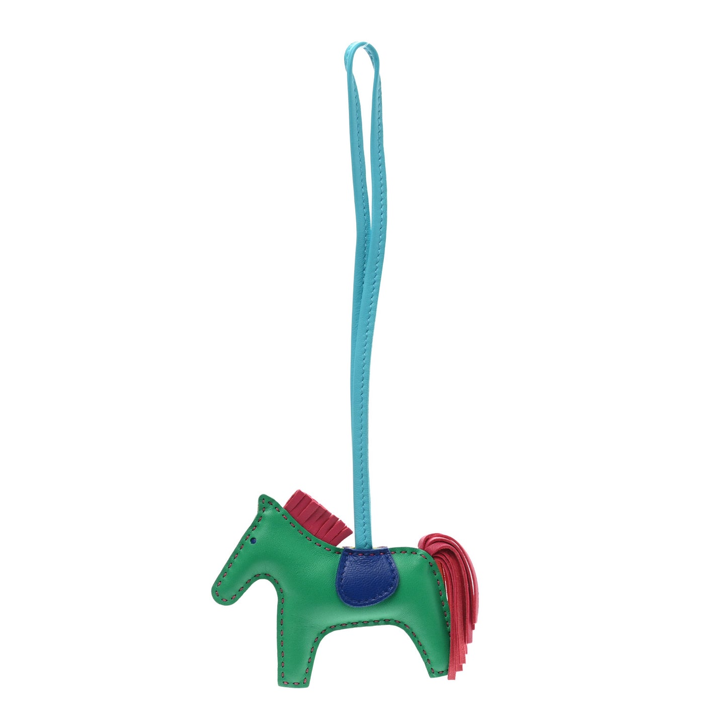 Milo Lambskin Grigri Rodeo Horse Bag Charm PM Menthe Bleu Electrique Soufre Violet Bleu Azur Rose Shocking
