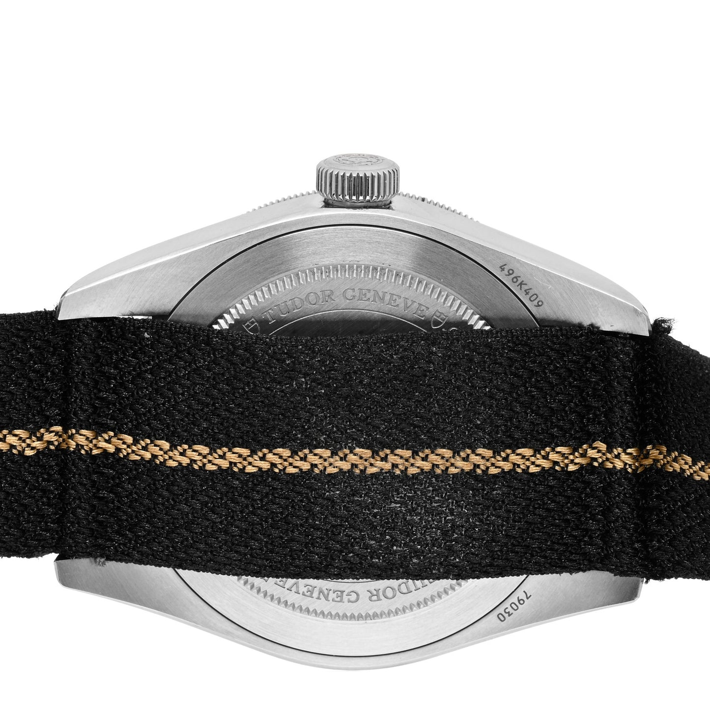 Stainless Steel Fabric 39mm Black Bay Fifty Eight Automatic Watch Black 79030N