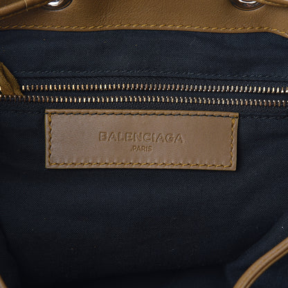 Balenciaga Baby Daim Suede Classic Hardware Traveler Backpack Beige Fauve 6 of 10