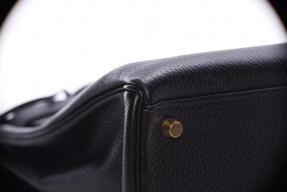 Hermes Ardennes Kelly Retourne 40 Black 7 of 36