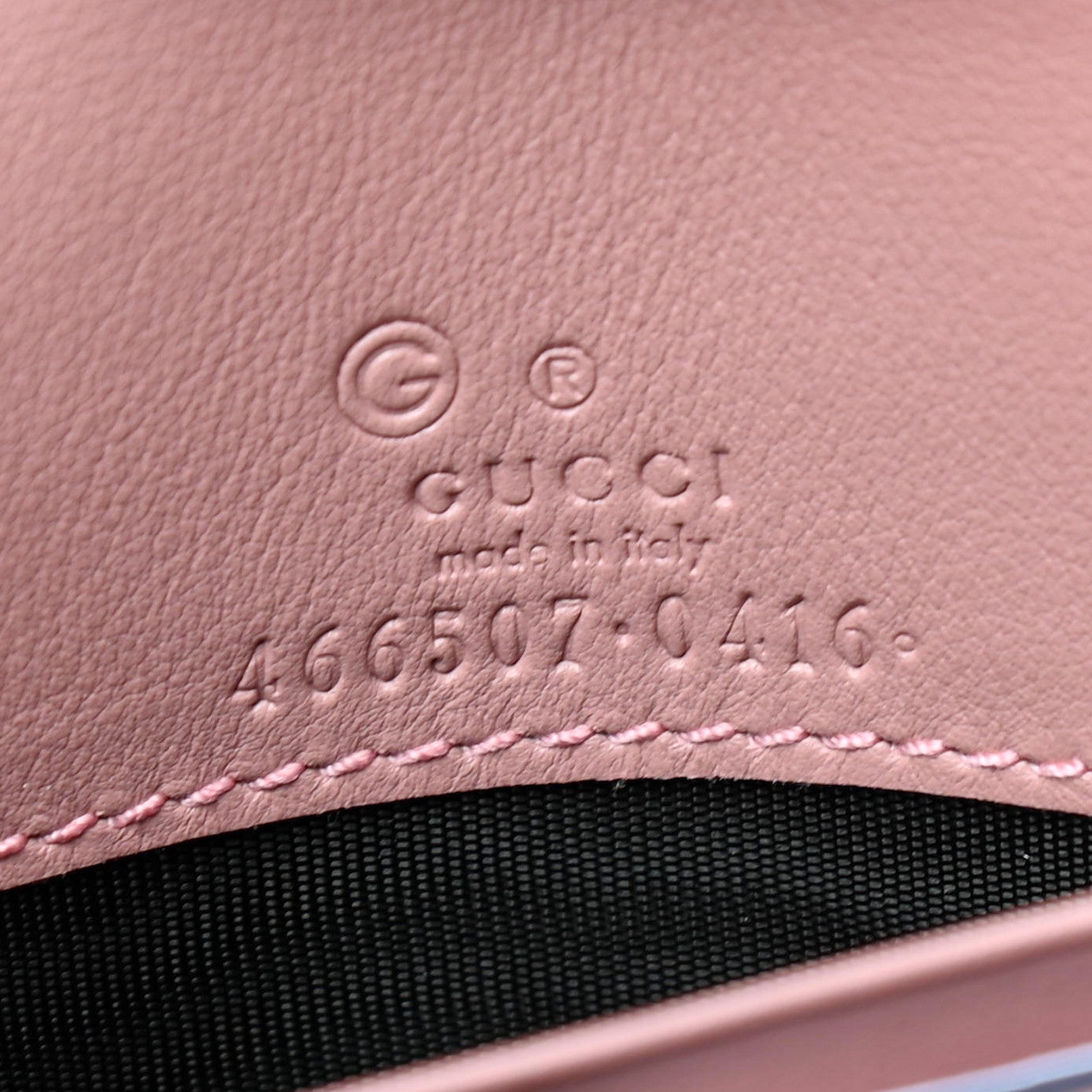 Gucci Microguccissima Crossbody Wallet Soft Pink 5 of 5