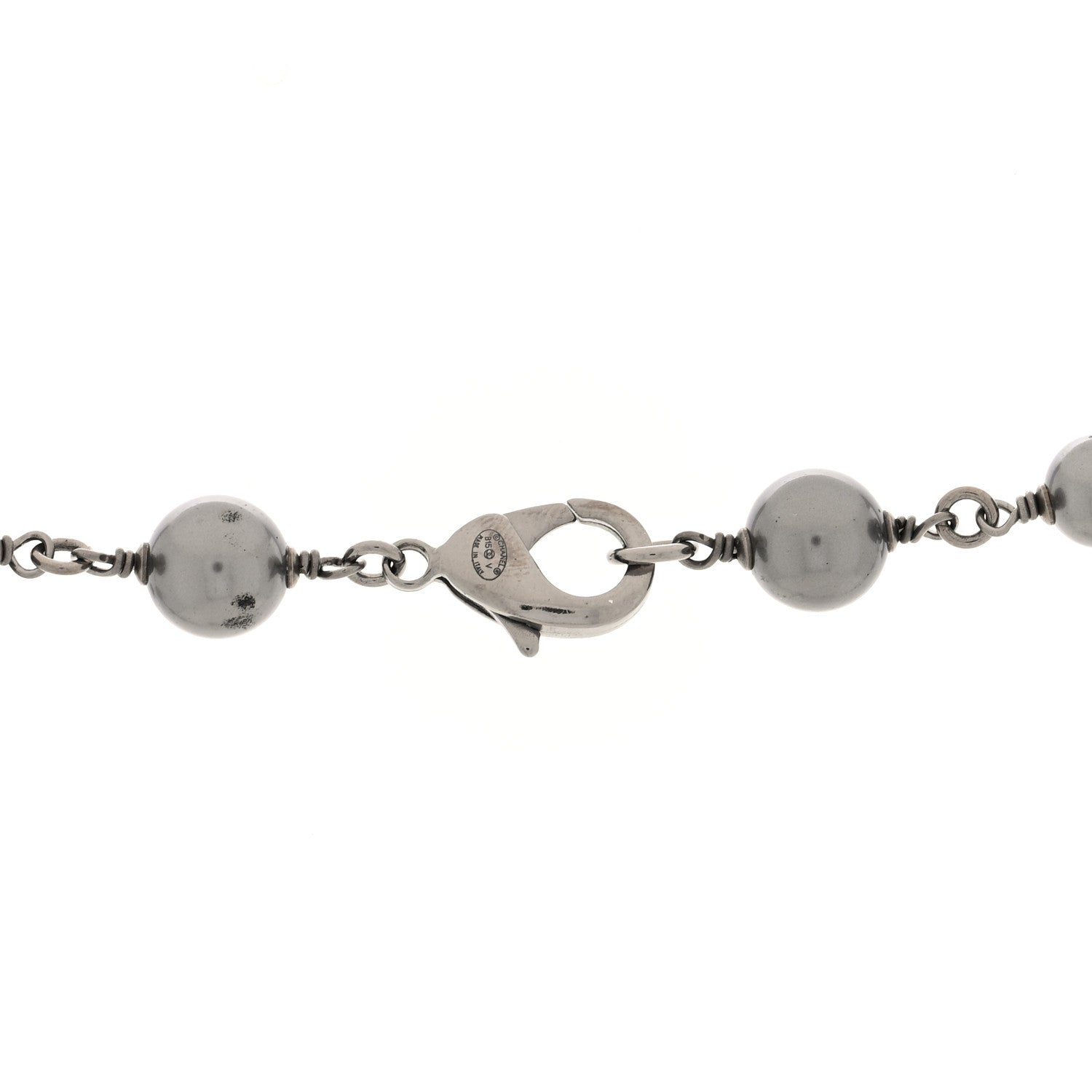 Chanel Crystal Beaded CC Long Necklace 4 of 4
