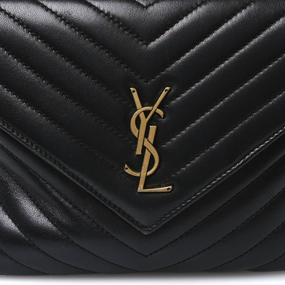 Saint Laurent Lambskin Matelasse Monogram Joe Backpack Black 8 of 11