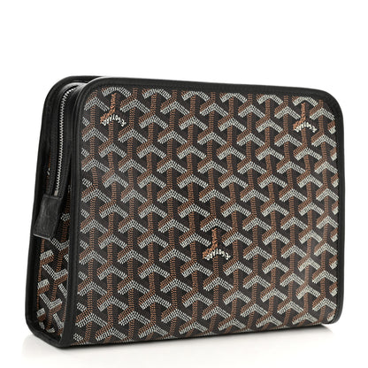 Goyard Goyardine Jouvence MM Toiletry Pouch Black 3 of 9