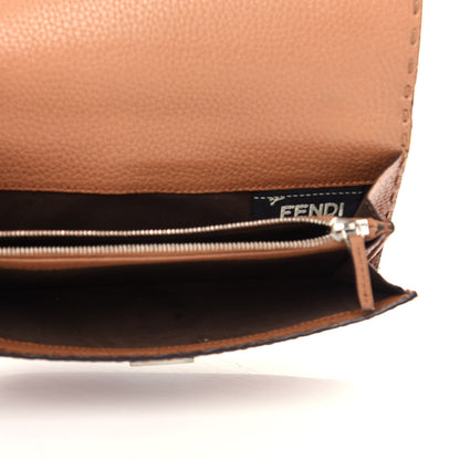Fendi Cuoio Romano Selleria Peekaboo Continental Wallet Mou 5 of 9