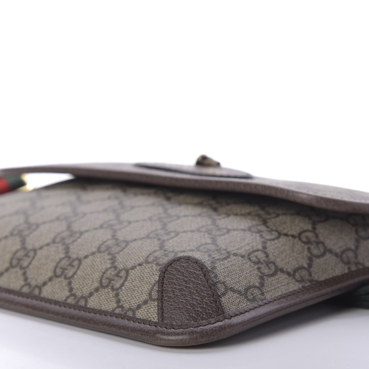 Gucci GG Supreme Monogram Neo Vintage Web Belt Bag Brown 7 of 9