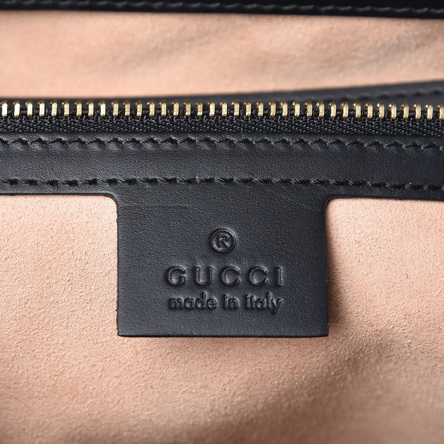 Gucci Guccissima Signature Small Padlock Top Handle Bag Black 6 of 10