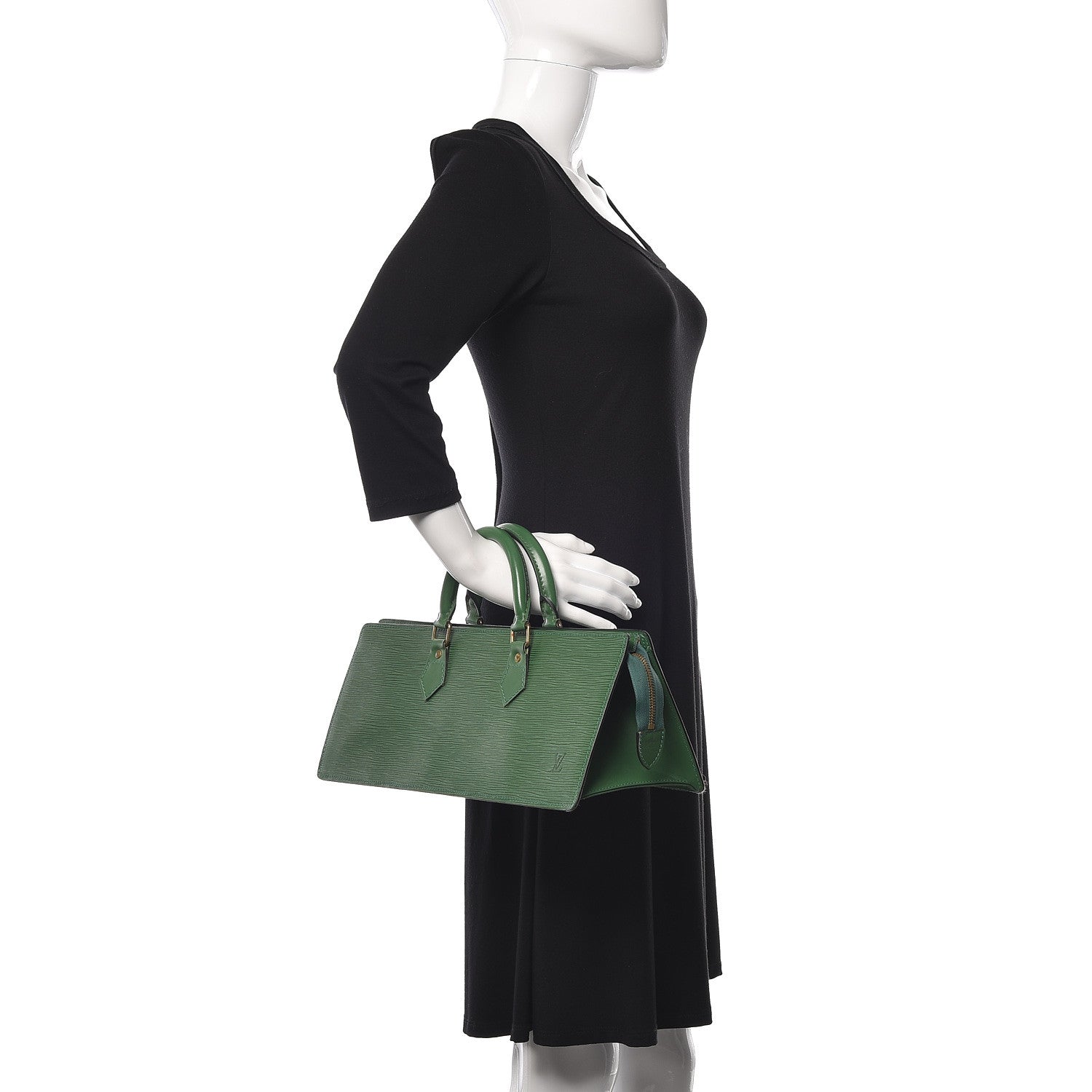 Louis Vuitton Epi Sac Triangle Green 2 of 18