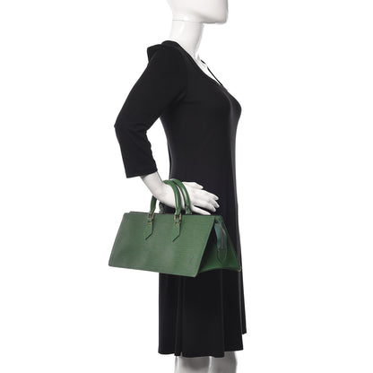 Louis Vuitton Epi Sac Triangle Green 2 of 18