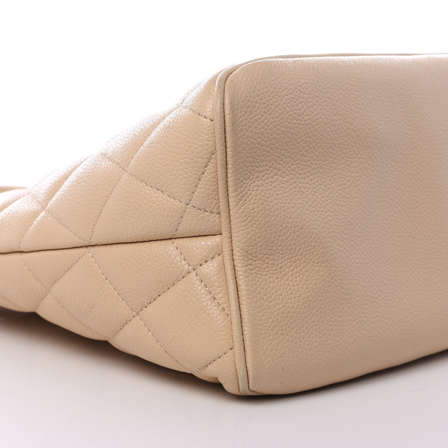 Chanel Caviar Quilted Medallion Tote Beige 6 of 8