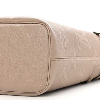 Louis Vuitton Empreinte Monogram Giant Neverfull MM Tourterelle 9 of 12