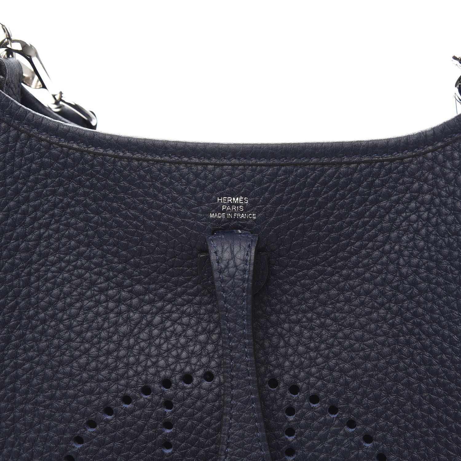 Hermes Taurillon Clemence Amazone Evelyne TPM Bleu Nuit Bleu Indigo 6 of 12