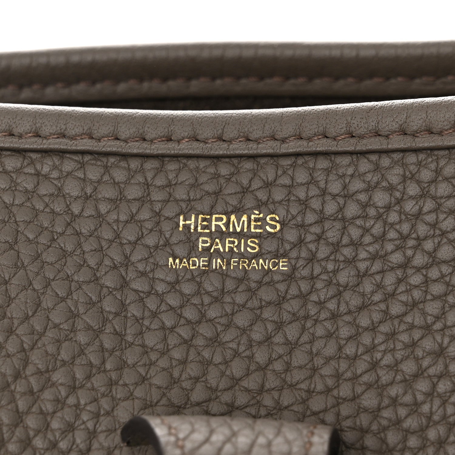 Hermes Taurillon Clemence Evelyne III PM Etain 6 of 10