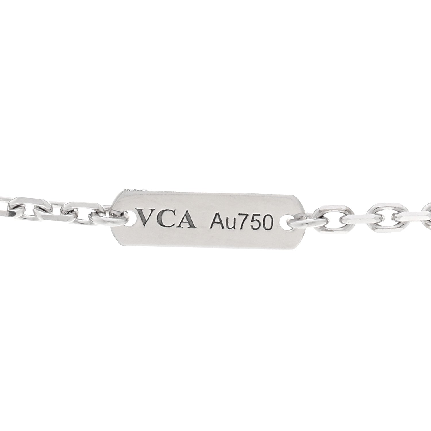 Van Cleef & Arpels 18K White Gold Diamond Two Butterfly Pendant Necklace 4 of 6