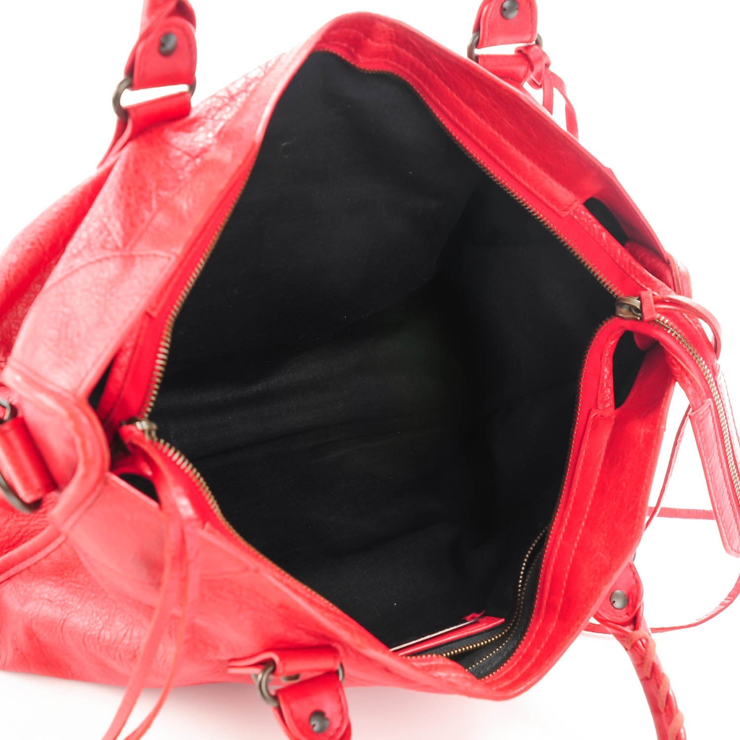 Balenciaga Agneau Classic Hardware City Rouge Coquelicot 5 of 7