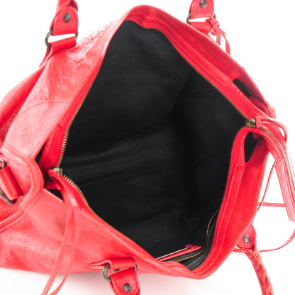 Balenciaga Agneau Classic Hardware City Rouge Coquelicot 5 of 7