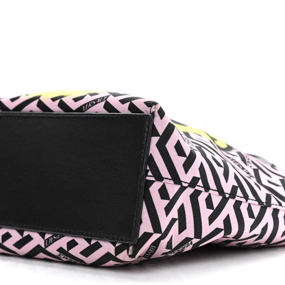 Versace Calfskin Monogram Smile Medusa Tote Multicolor 10 of 10