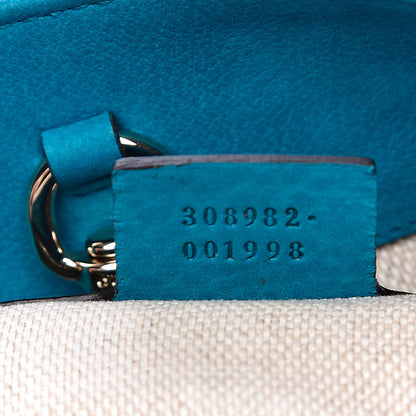 Gucci Vitello Range Medium Soho Chain Shoulder Bag Deep Cobalt 7 of 14