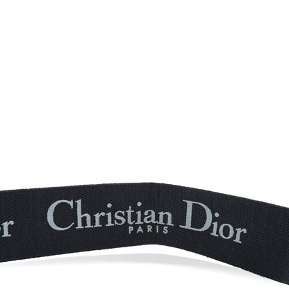 Christian Dior Canvas Embroidered Adjustable Shoulder Strap Blue 3 of 5