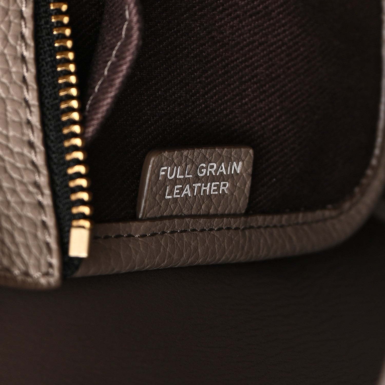 Marc Jacobs Grained Calfskin Mini The Tote Bag Cement 7 of 15