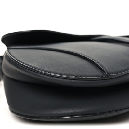 Christian Dior Ultra Matte Calfskin Saddle Bag Black 9 of 10