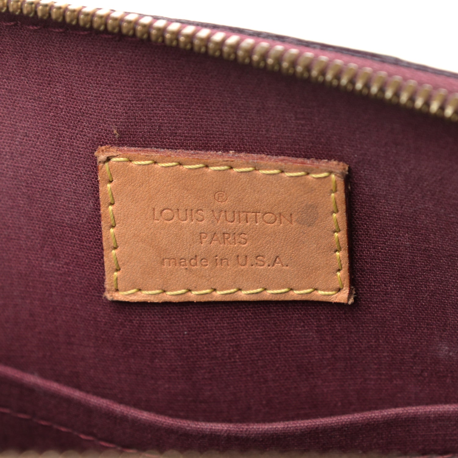 Louis Vuitton Vernis Alma PM Griotte 5 of 12