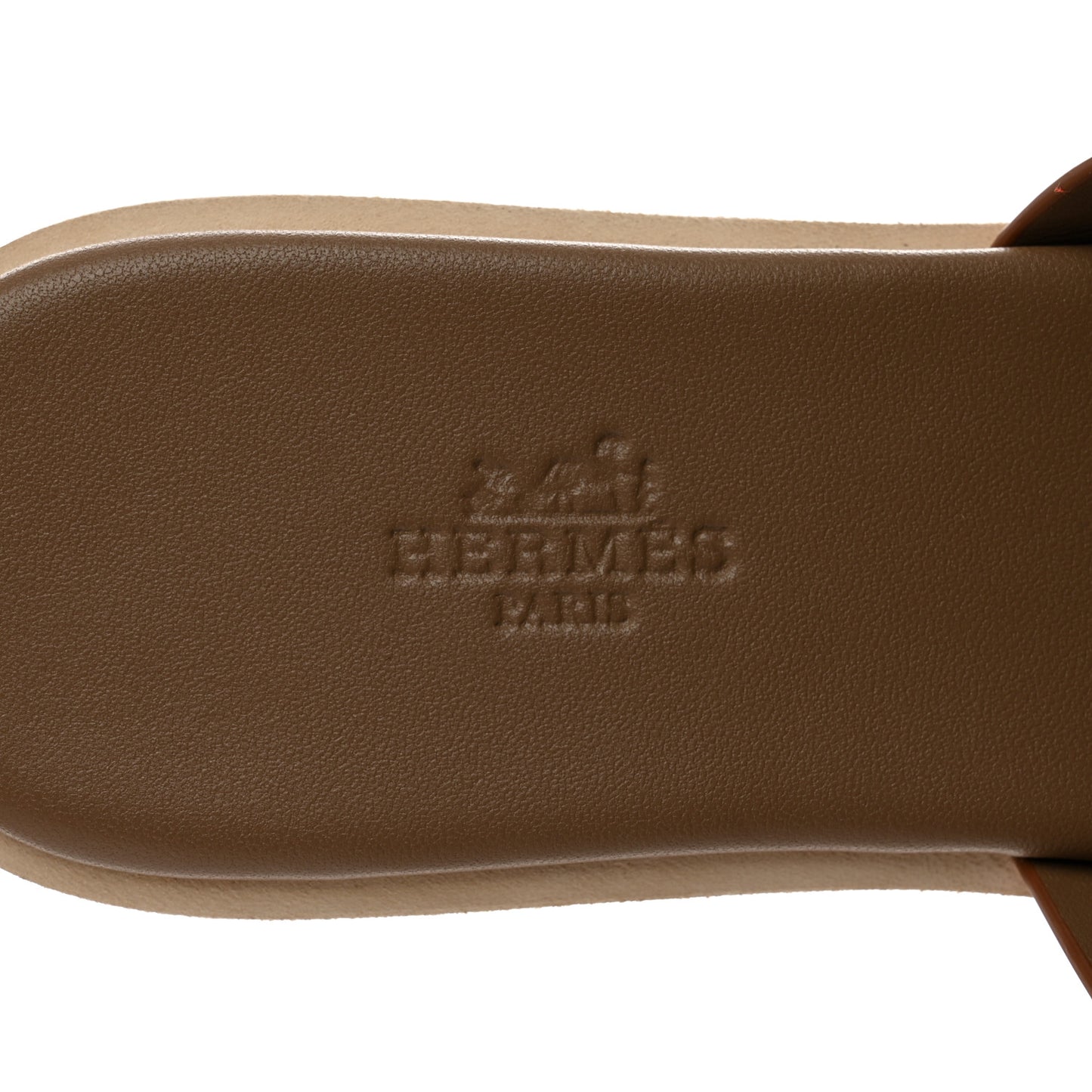 Calfskin Cork Eze 30 Sandals 37 Marron Glaise