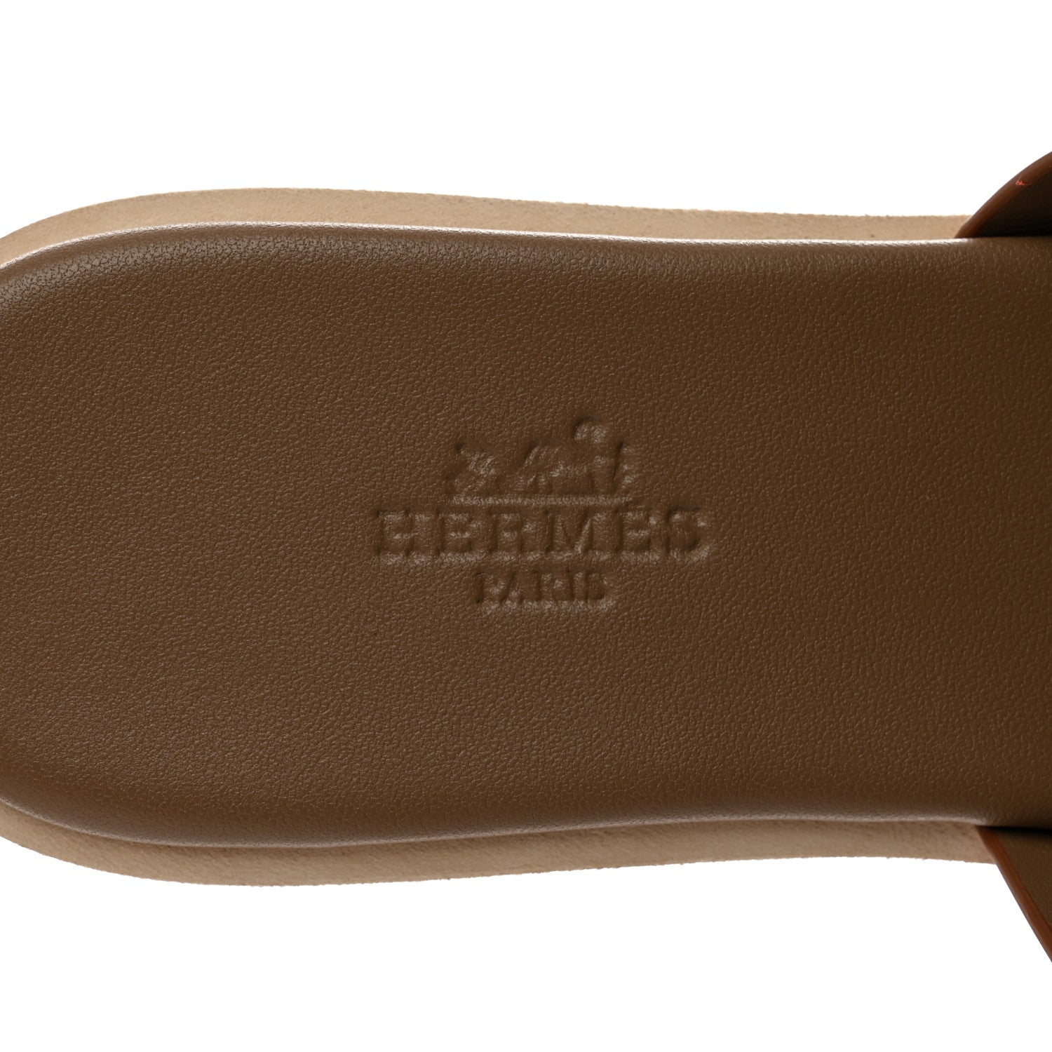 Hermes Calfskin Cork Eze 30 Sandals 37 Marron Glaise 7 of 9