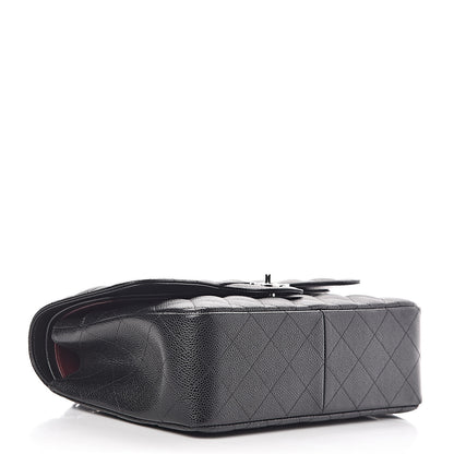 Chanel Caviar Quilted Jumbo Double Flap Black 4 of 9