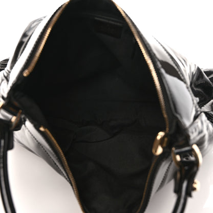 Gucci Patent Large D Ring Hobo Black 5 of 9