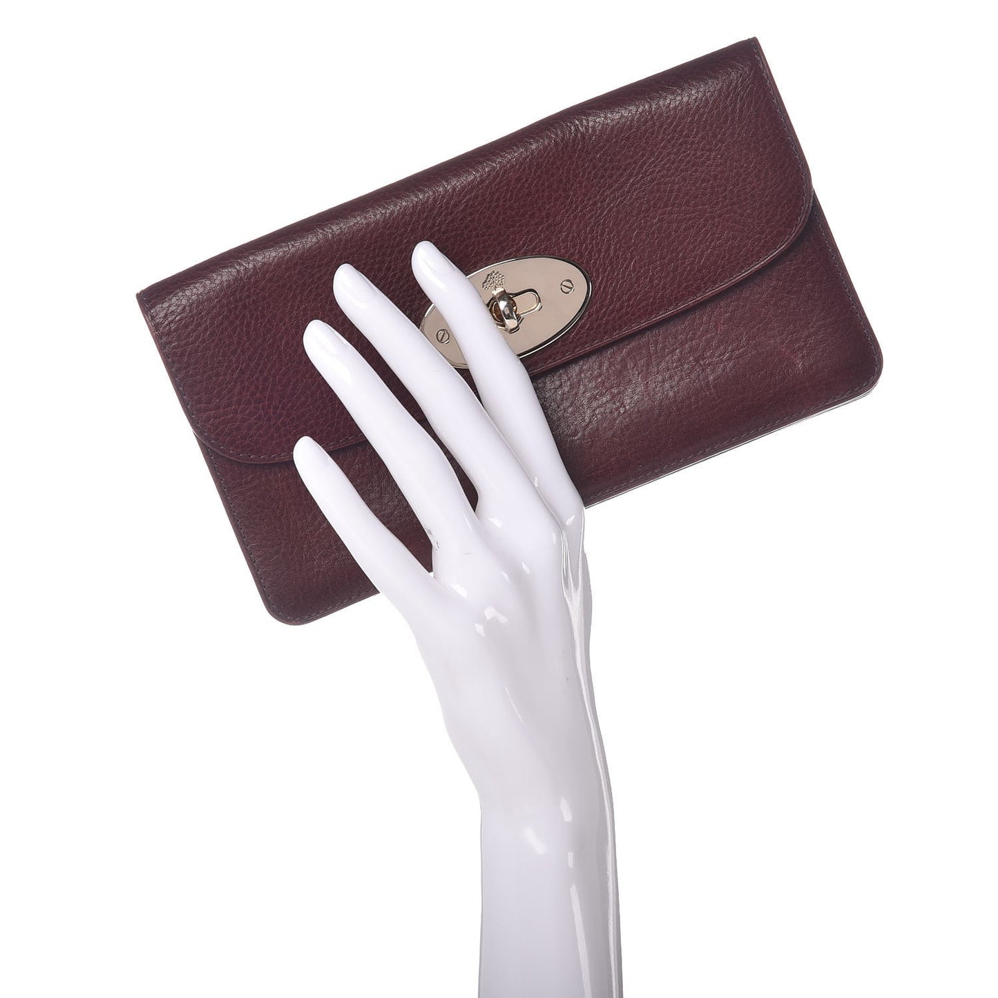 Grainy Leather Bayswater Wallet Oxblood