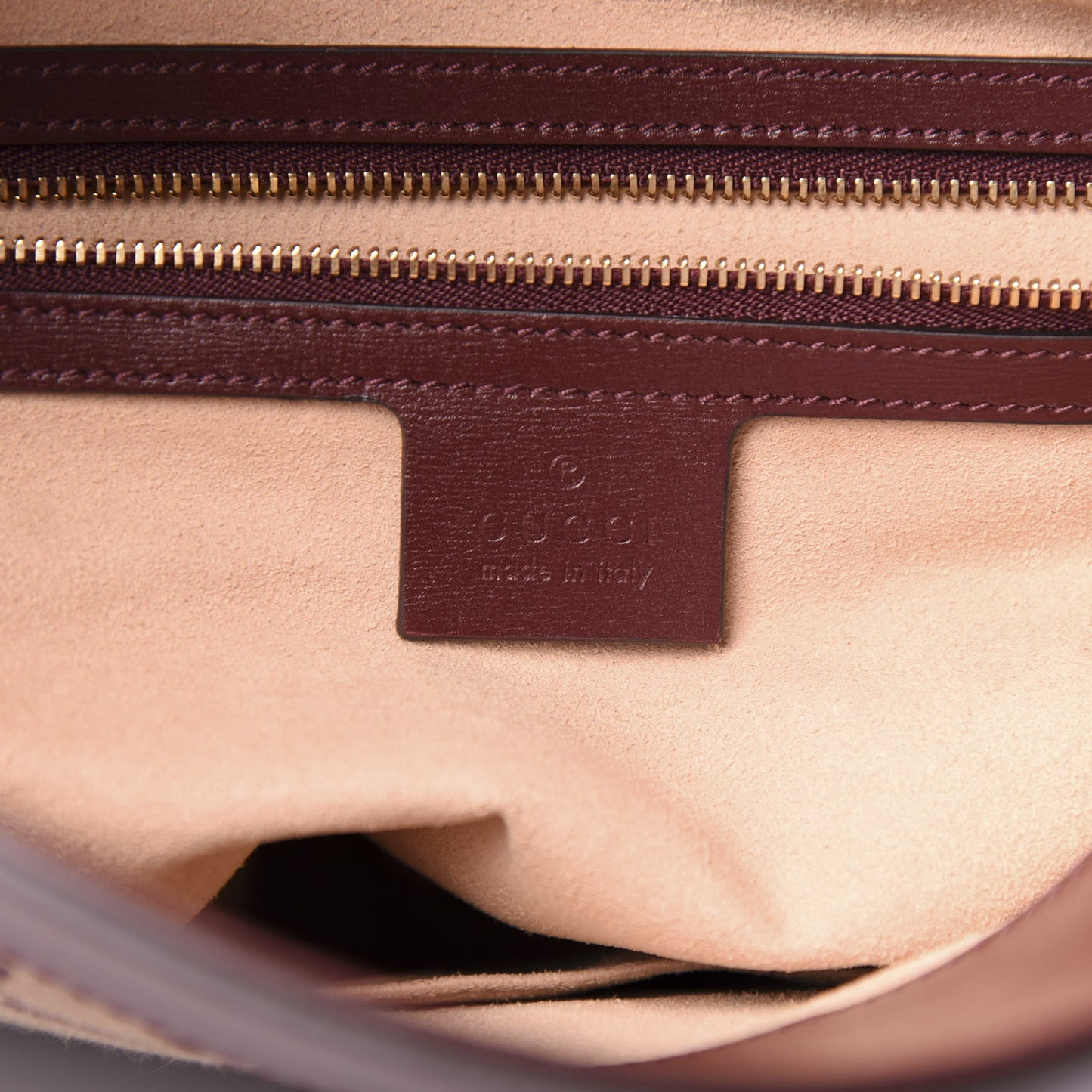GG Monogram Calfskin Medium Arli Shoulder Bag Sahara Rubino Chardonnay