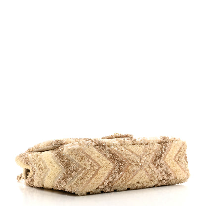 Chanel Sequins Chevron Flap Gold 4 of 13