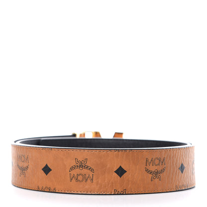 MCM Visetos M-Buckle Belt Cognac 3 of 7