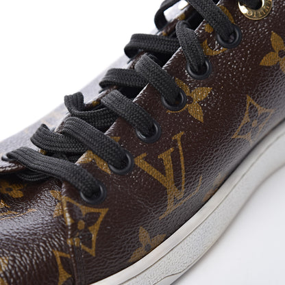 Louis Vuitton Patent Monogram Frontrow Sneakers 39 25 of 25