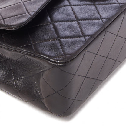 Chanel Lambskin Quilted Medium Double Flap Black 5 of 9