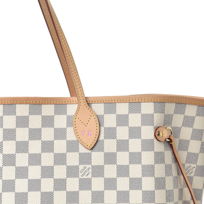 Louis Vuitton Damier Azur Neo Neverfull GM Rose Ballerine 13 of 13